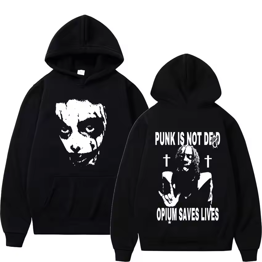 Playboi Carti – Punk Is Not Dead Classic Print Hoodie Playboi Carti merch