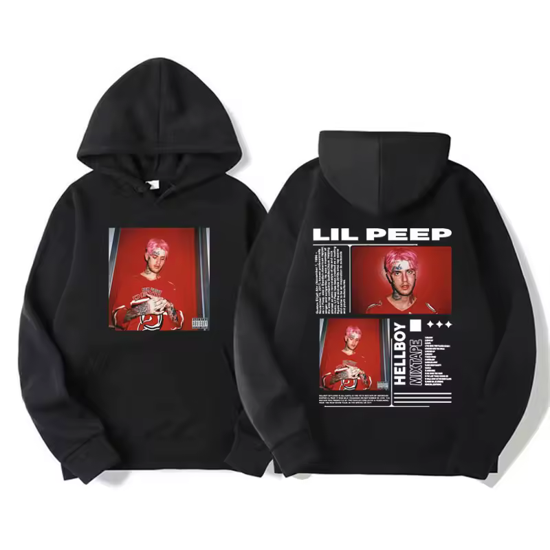 Lil Peep - Hell Boy Iconic Print Hoodie
