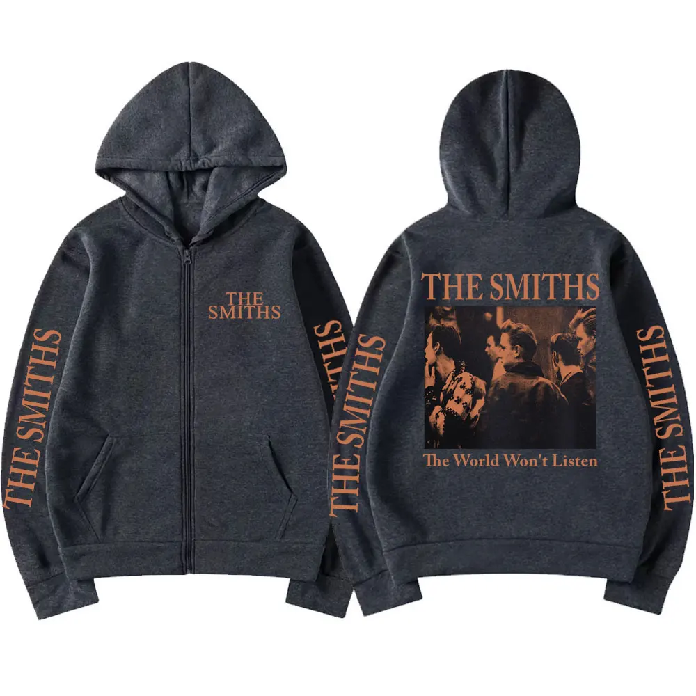 The Smiths hoodie zipper rock hoodies merch