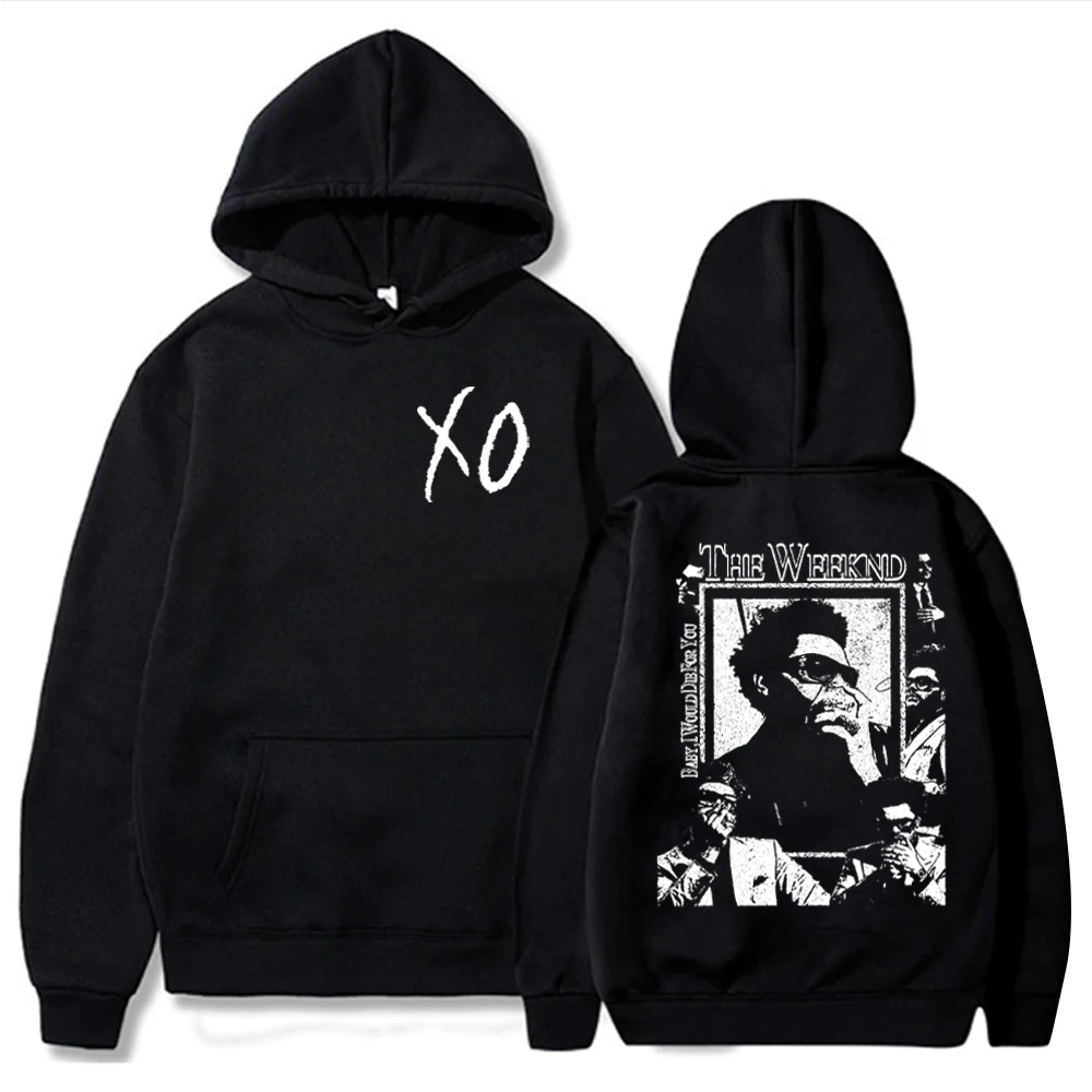 The Weeknd - Double Sided Graphic Print Hoodie