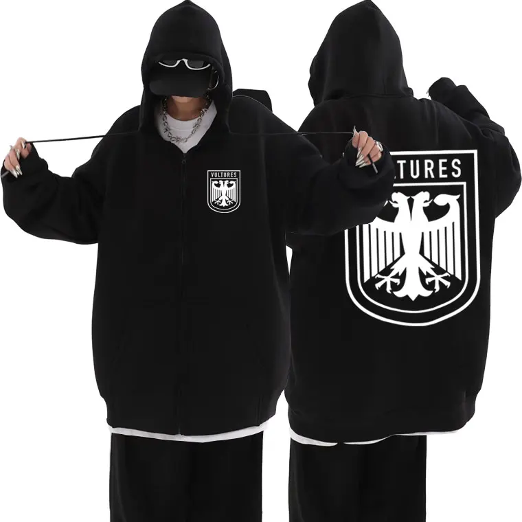 Kanye West – Vultures Zip Up Hoodie Kanye West Merch