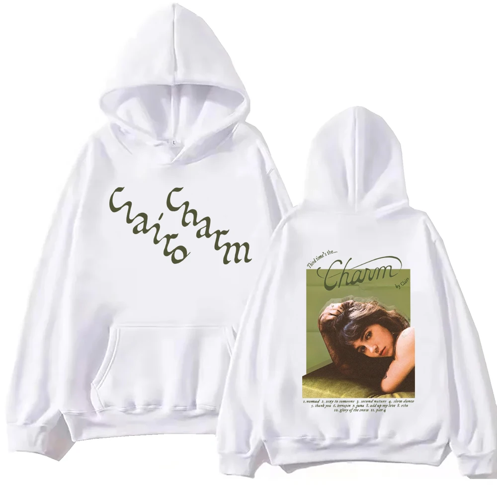 Clairo – Charm Green Graphic Hoodie Clairo Merch
