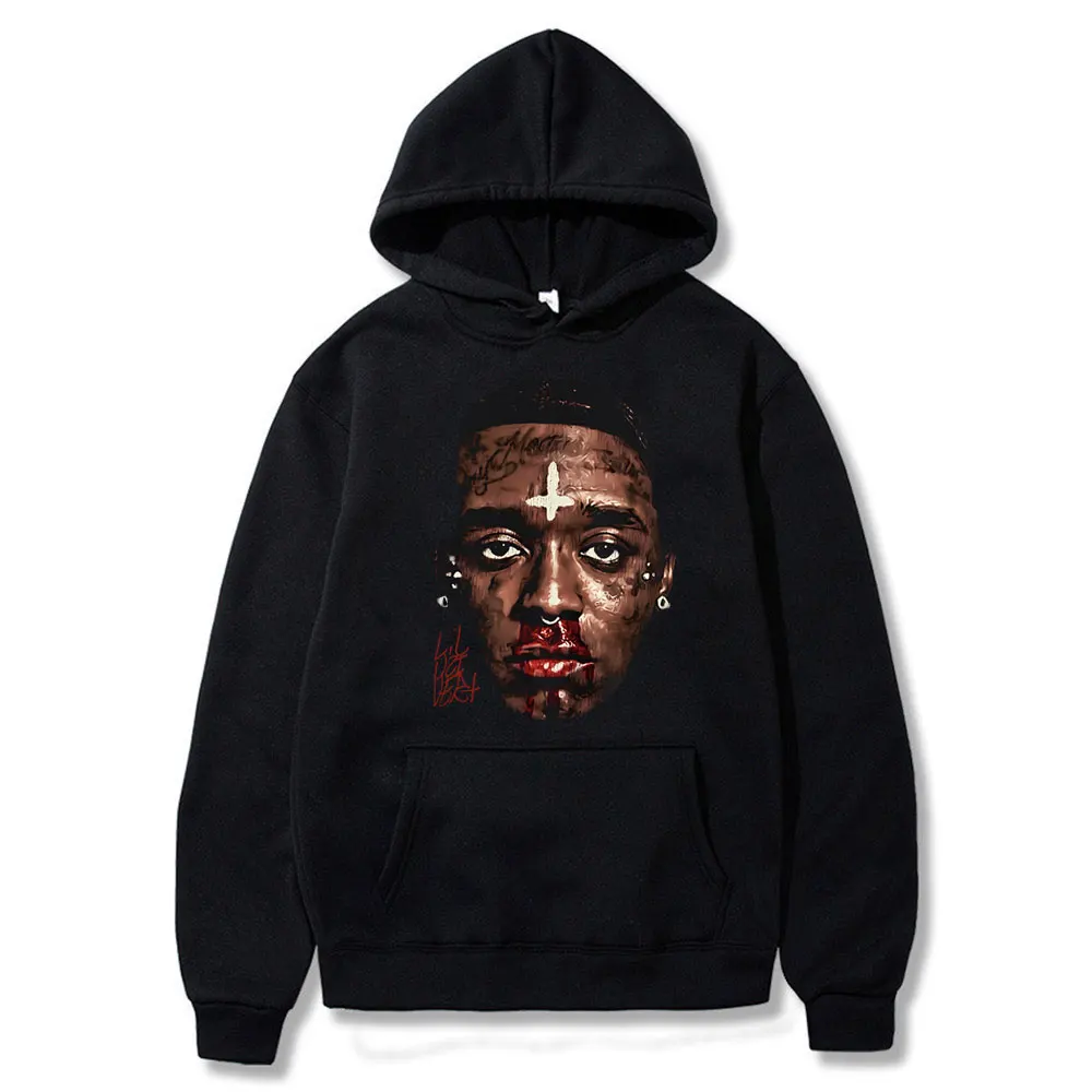 Lil Uzi Vert – Bloody Character Print Hoodie lil uzi vert merch