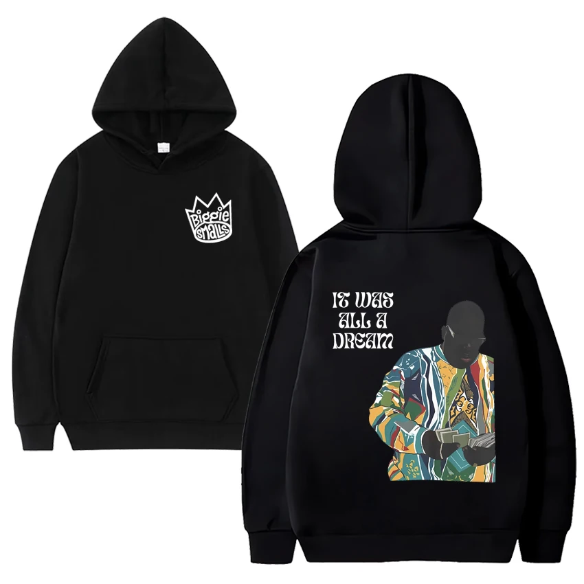 The Notorious B.I.G – It Was All A Dream Print Hoodie The Notorious B.I.G. Merch