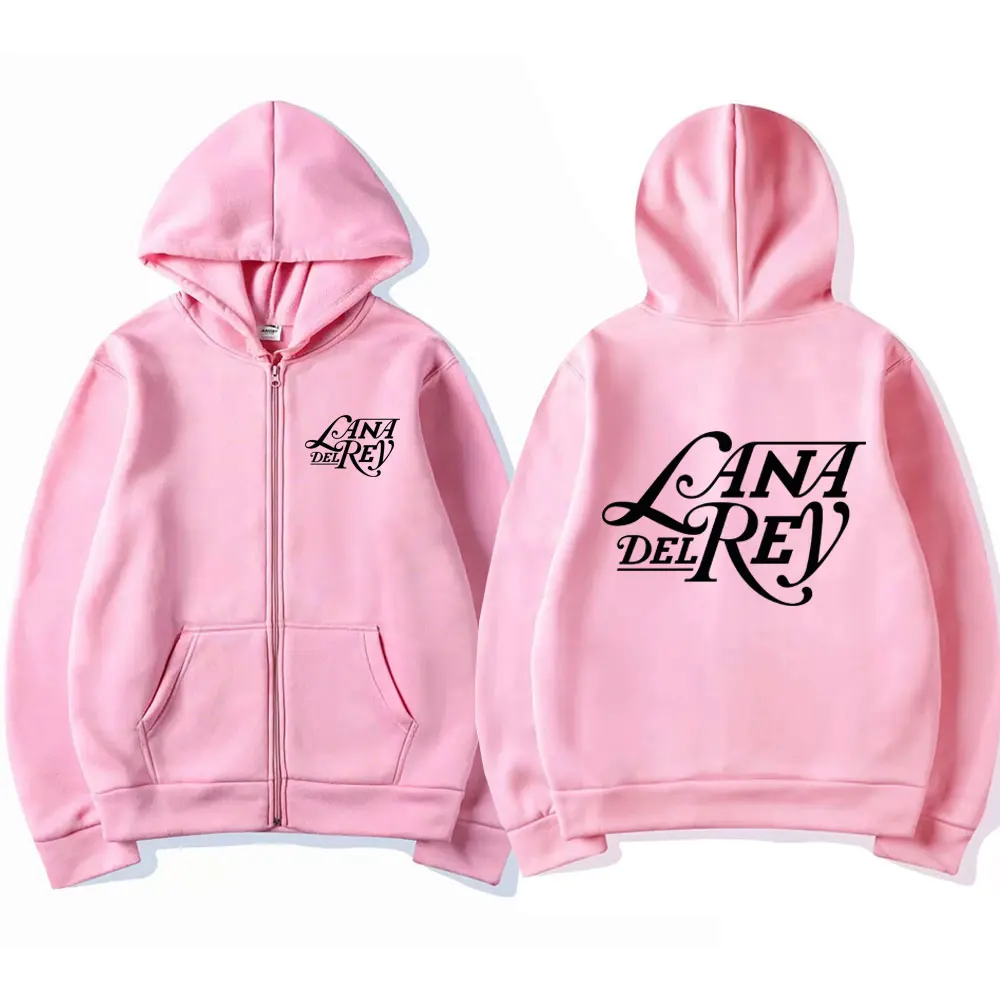 Lana Del Rey – Casual Zip Up Hoodie Lana Del Rey Merch