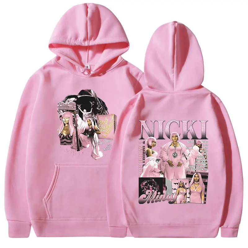 Nicki Minaj – Classic Double Sided Print Hoodie Nicki minaj merch