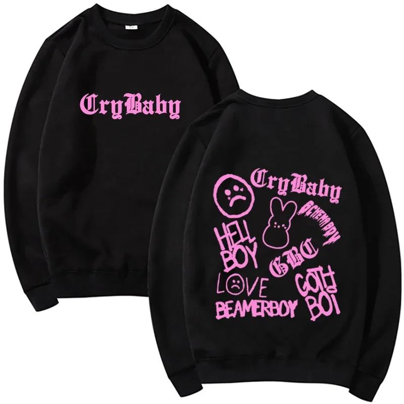 Lil Peep - Cry Baby Graphic Print Sweatshirt