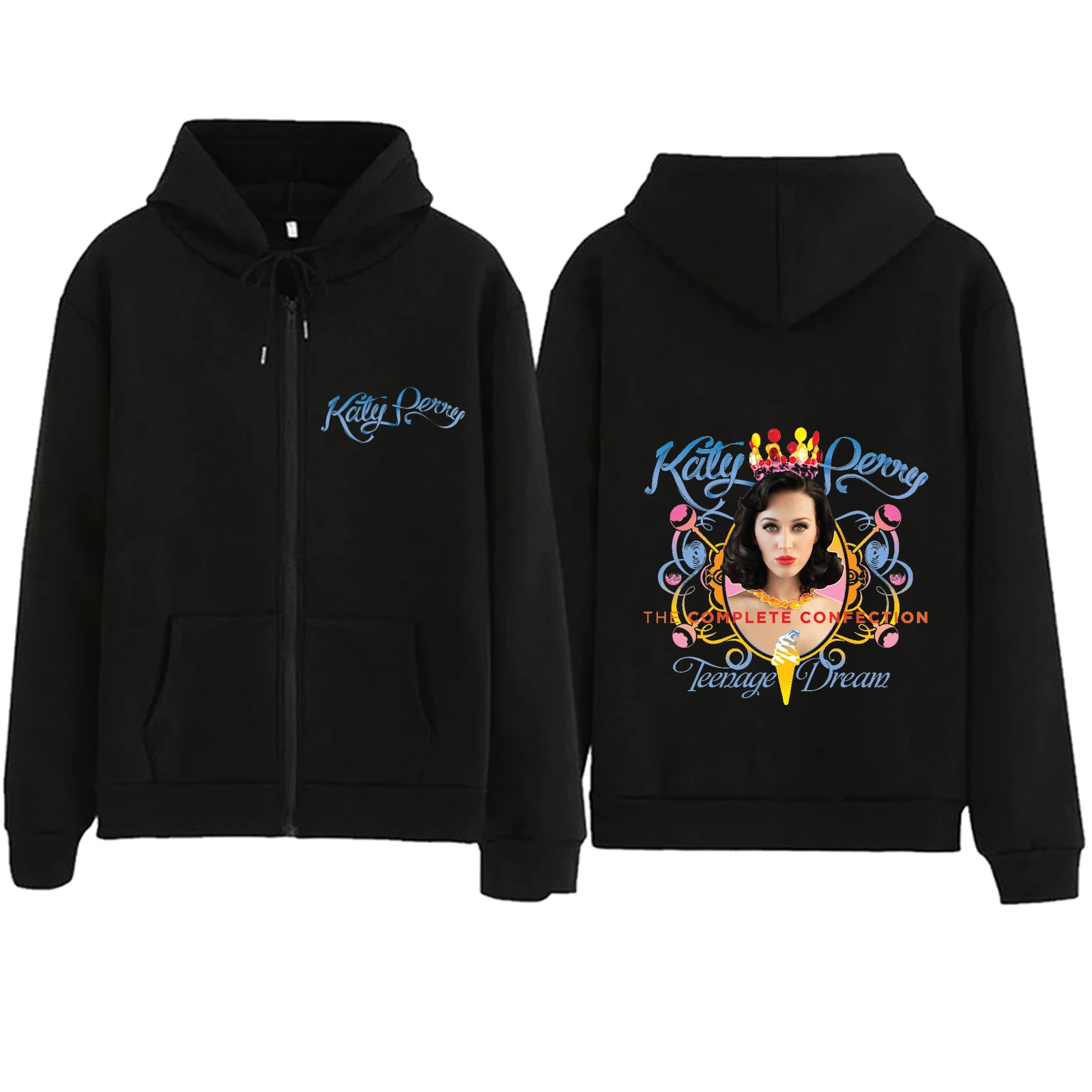 Katy Perry- Teenage Dream Zip Up Hoodie Katy Perry Merch