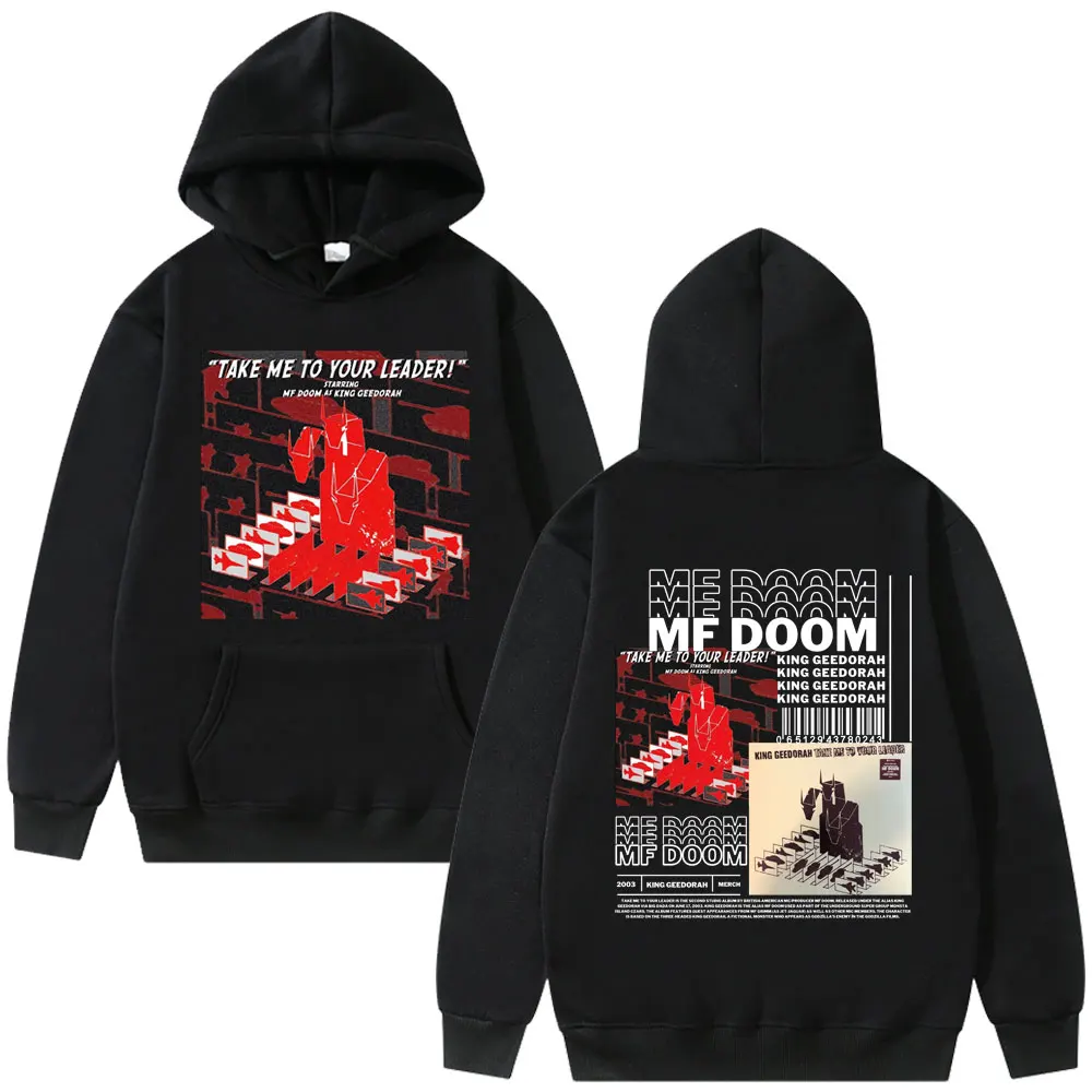 Mf Doom – Take Me To Your Leader Print Hoodie MF Doom merch