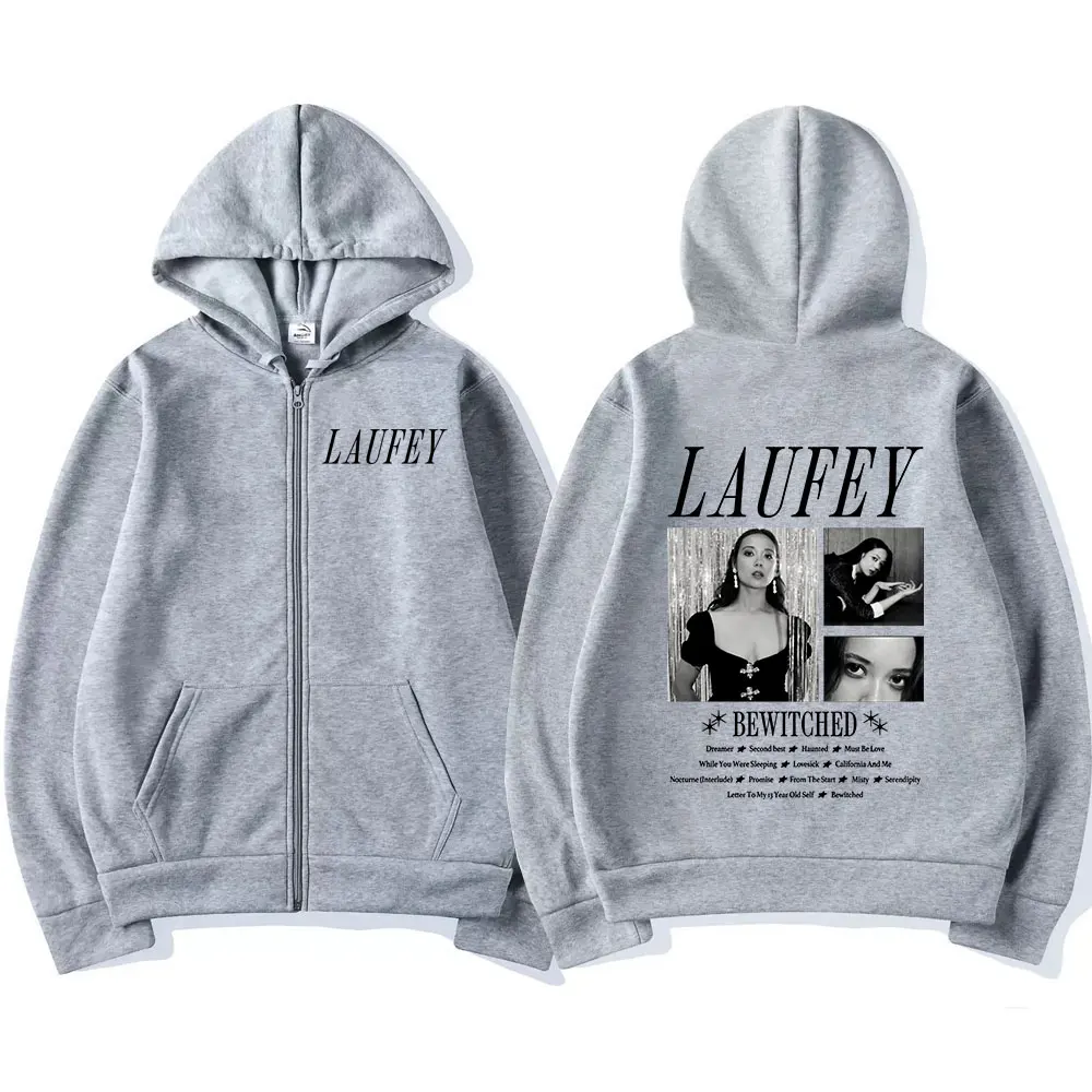 Laufey - Bewitched Album Zip Up Hoodie — Laufey Merch