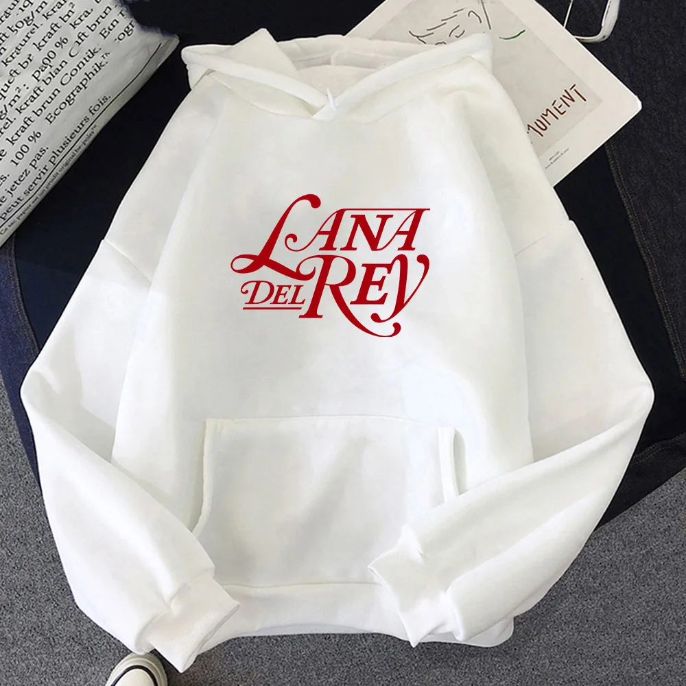 Lana Del Rey – Red Classic Logo Hoodie Lana Del Rey Merch