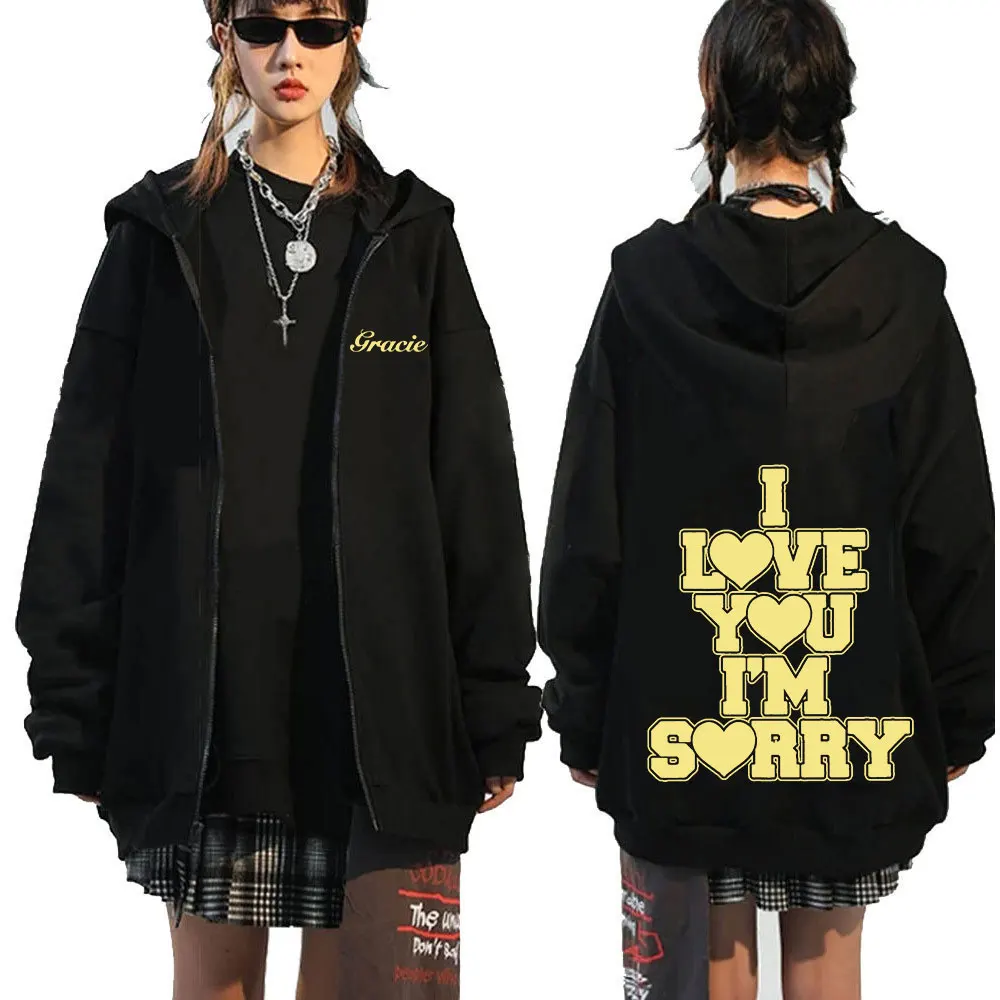 Gracie Abrams - I Love You Zip Up Hoodie
