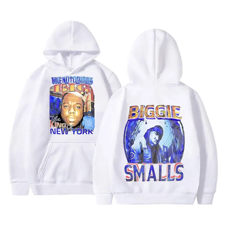 The Notorious B.I.G -Biggie Smalls Graphic Print Hoodie The Notorious B.I.G. Merch