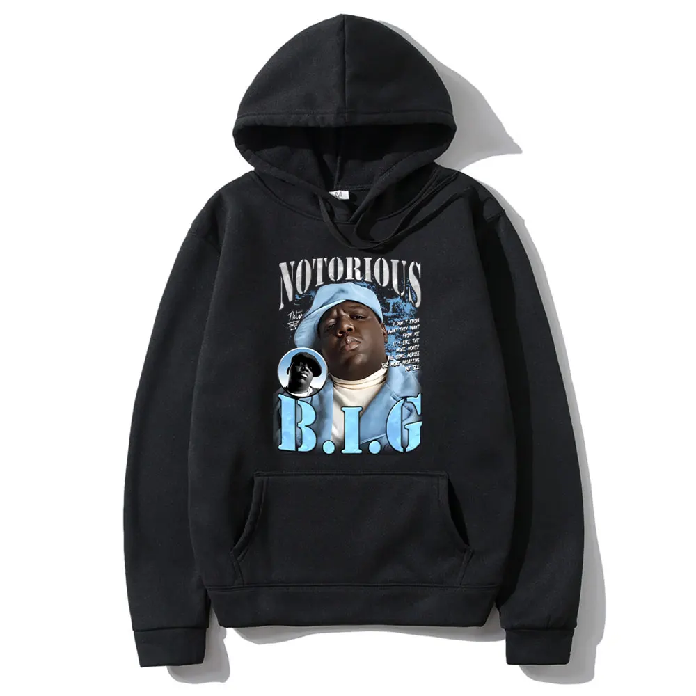 The Notorious B.I.G – Front Graphic Design Print Hoodie The Notorious B.I.G. Merch
