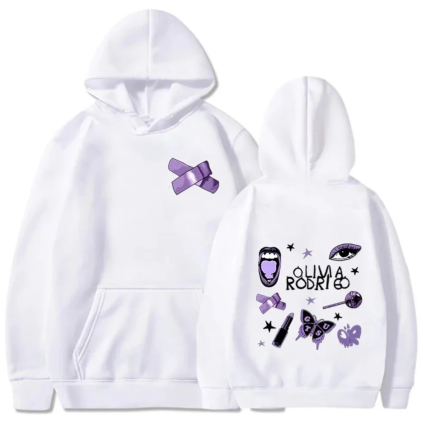 Olivia Rodrigo – White And Black Guts Hoodie Olivia Rodrigo Merch
