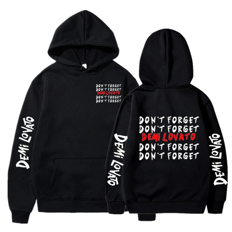 Demi Lovato – Don’t Forget Graphic Hoodie demi lovato merch merch