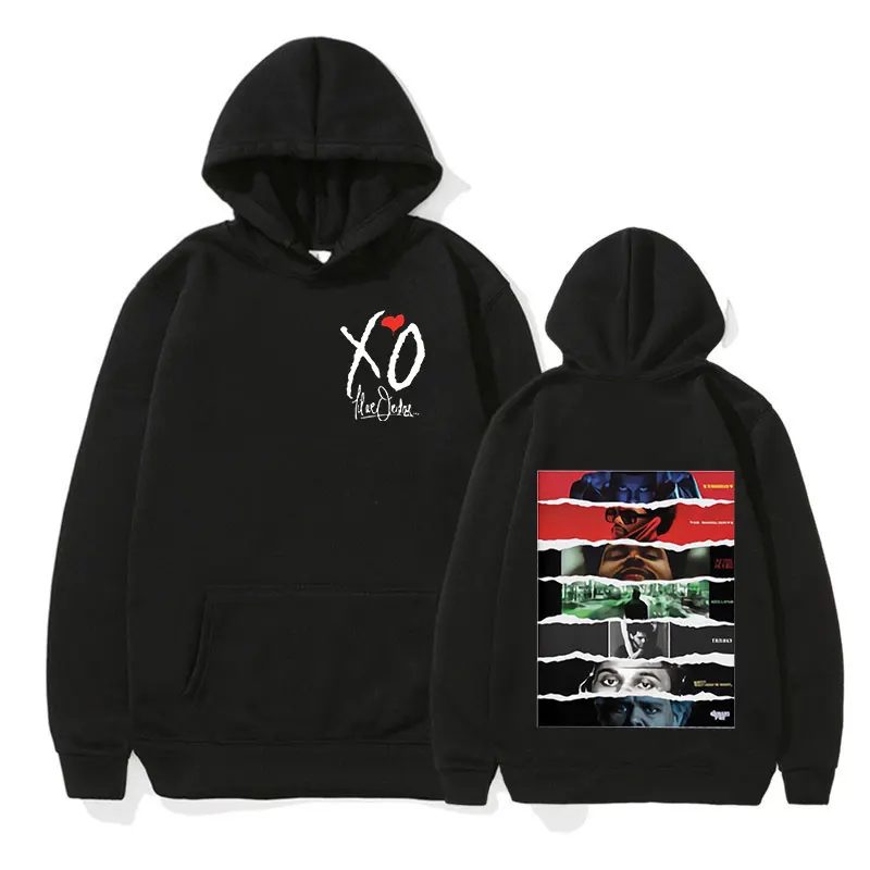 The Weeknd - Double Sided 7 Album Print Hoodie