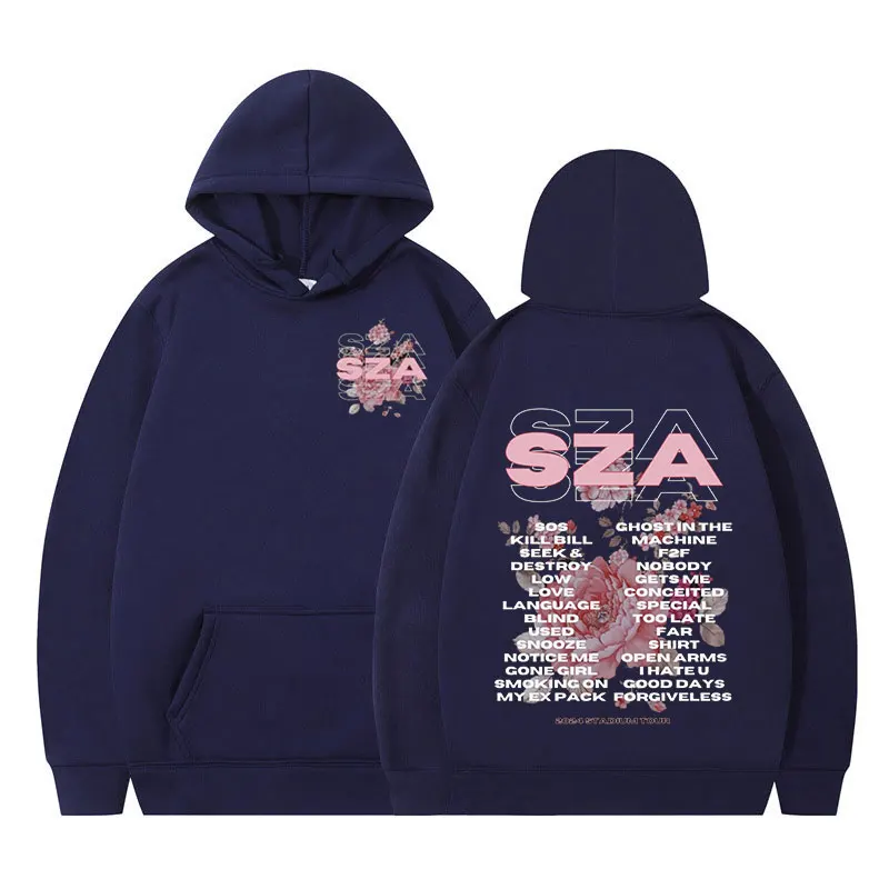 SZA – Album Compilation Graphic Print Hoodie SZA Merch