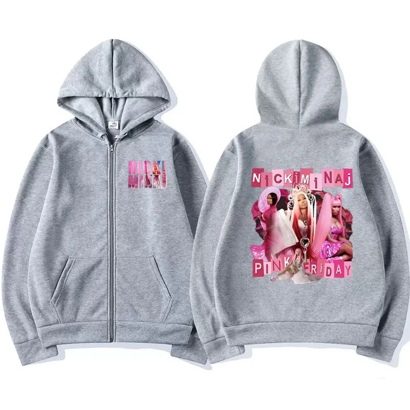 Nicki Minaj – Pink Friday Zip Up Hoodie Nicki minaj merch