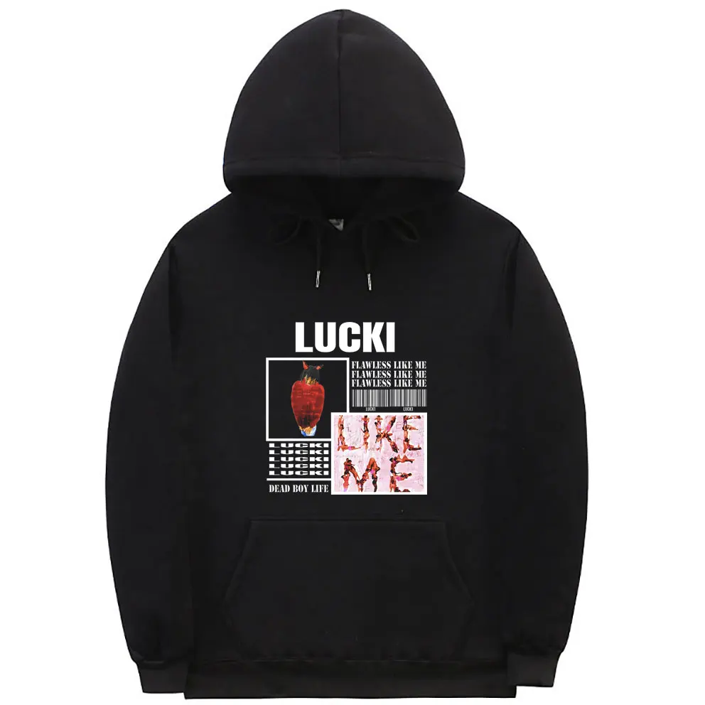 Lucki – Flawless Like Me Print Hoodie Lucki merch