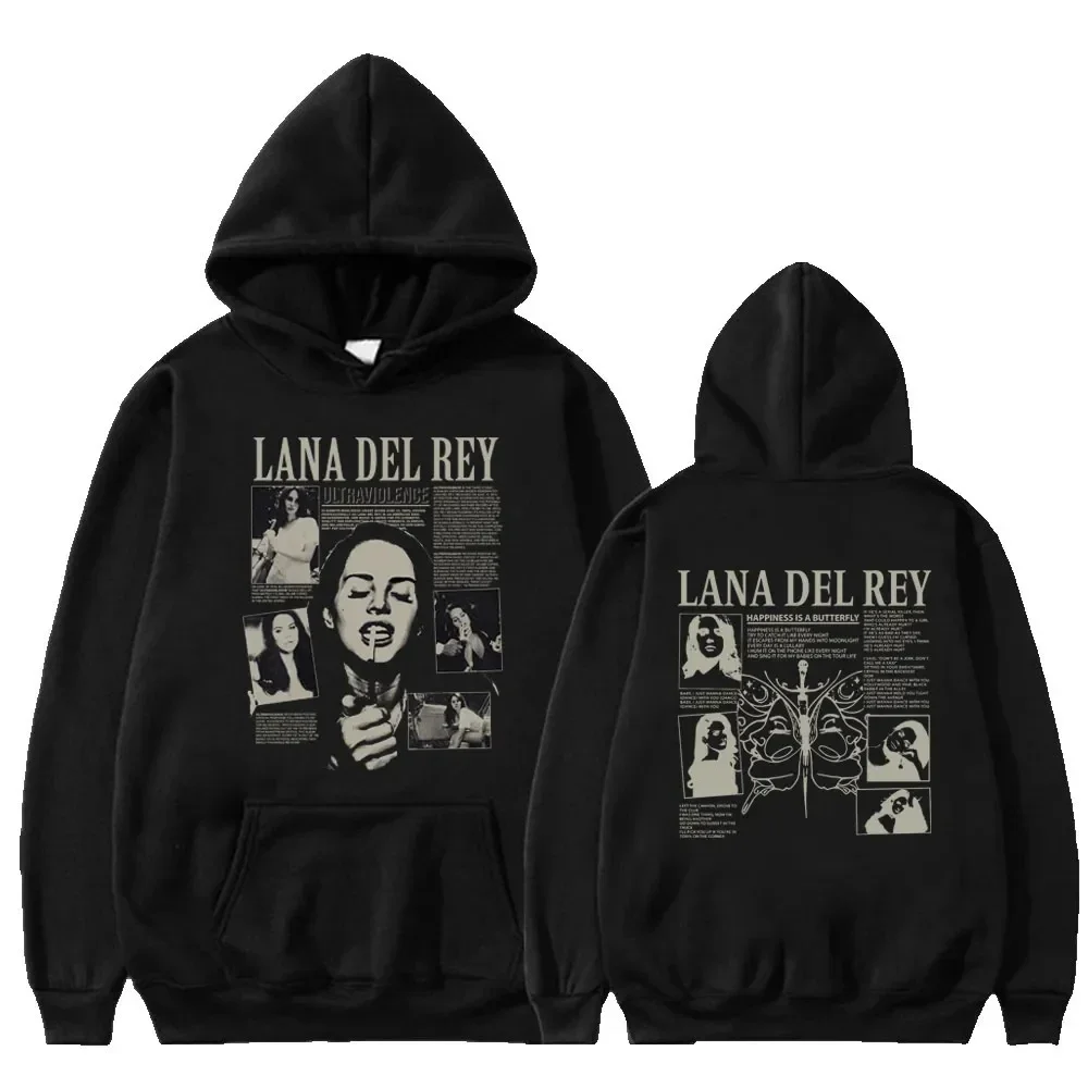 Lana Del Rey – Aesthetic Y2K Graphic Hoodie Lana Del Rey Merch