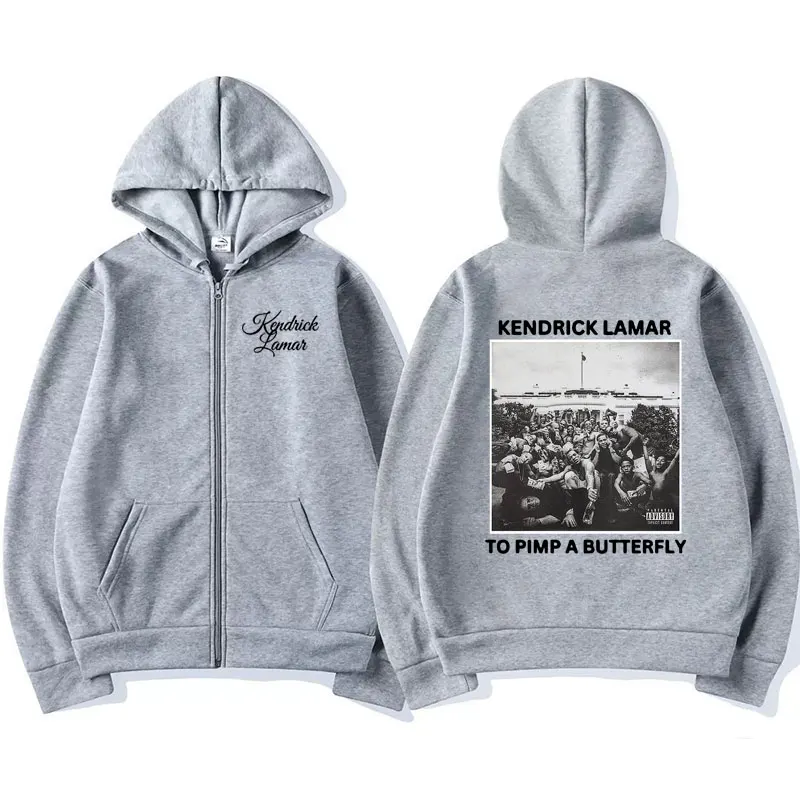 Kendrick Lamar – Butterfly Zip Up Hoodie kendrick lamar merch