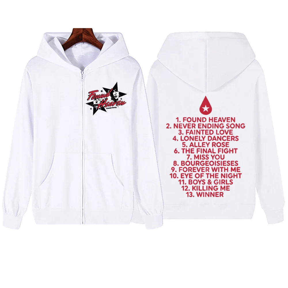 Conan Gray - Found Heaven Star Zip Up Hoodie — Conan Gray Merch