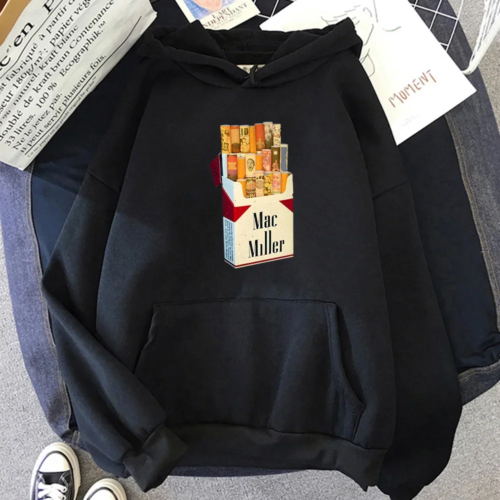 Mac Miller – Malboro Graphic Print Hoodie Mac Miller merch