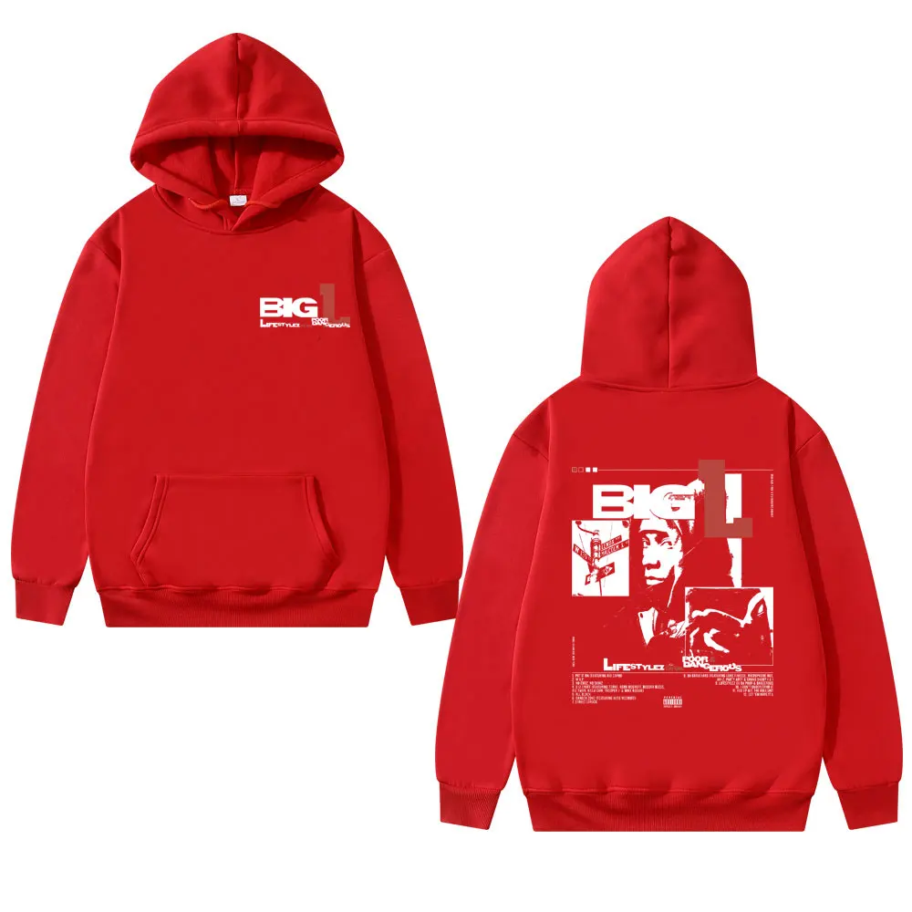 The Notorious B.I.G -Big L Graphic Print Hoodie The Notorious B.I.G. Merch