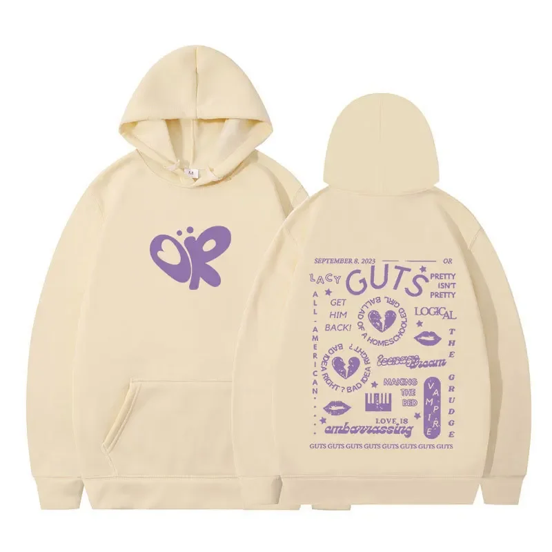 Olivia Rodrigo – Guts Doodle Design Hoodie Olivia Rodrigo Merch