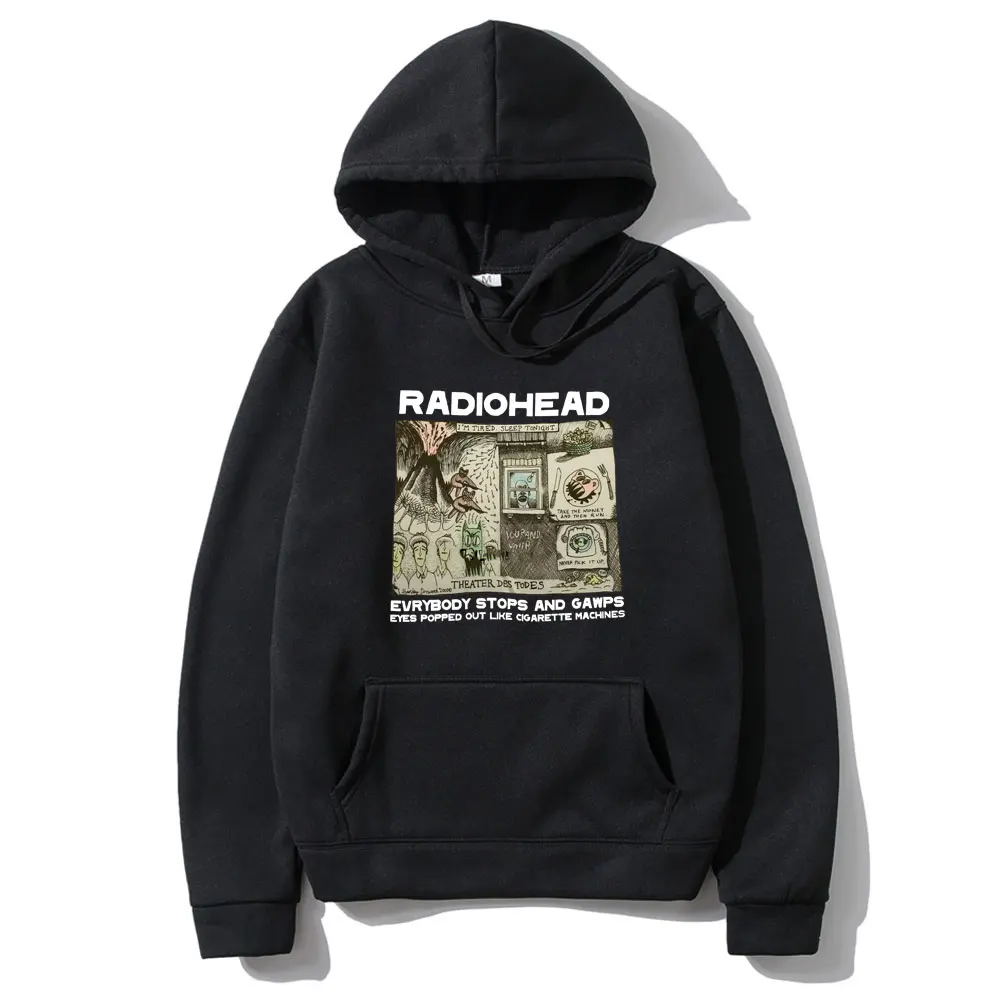 radiohead everybody stops and gawps Hoodies