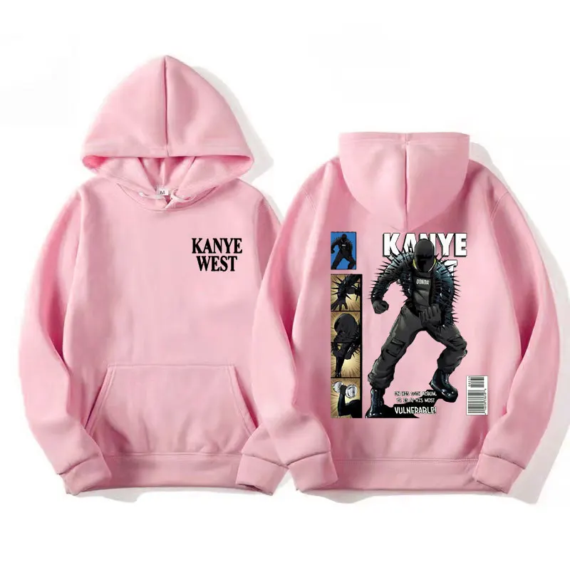 Kanye West – Vulnerable Graphic Print Hoodie Kanye West Merch