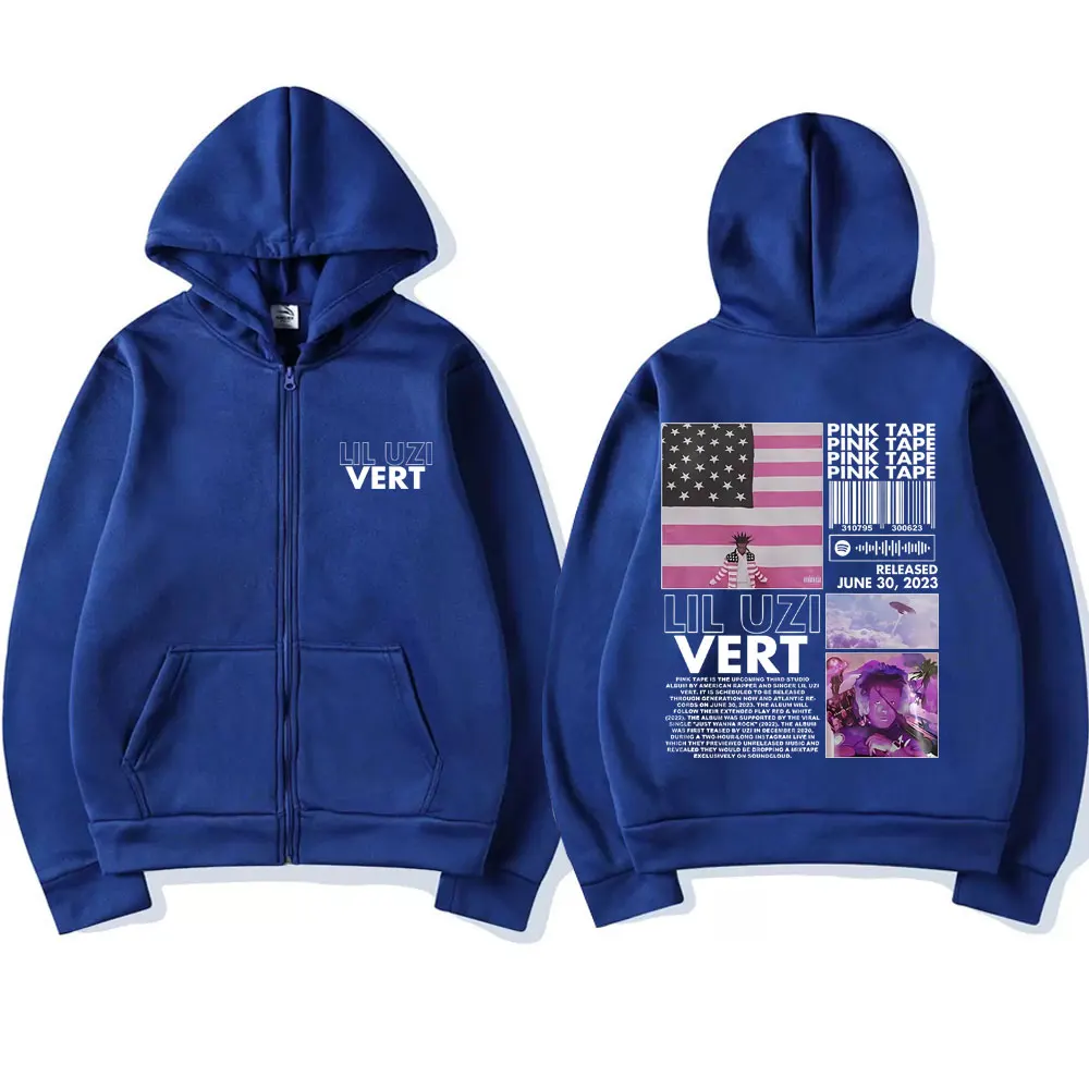 Lil Uzi Vert – Pink Tape Album Double Sided Hoodie lil uzi vert merch