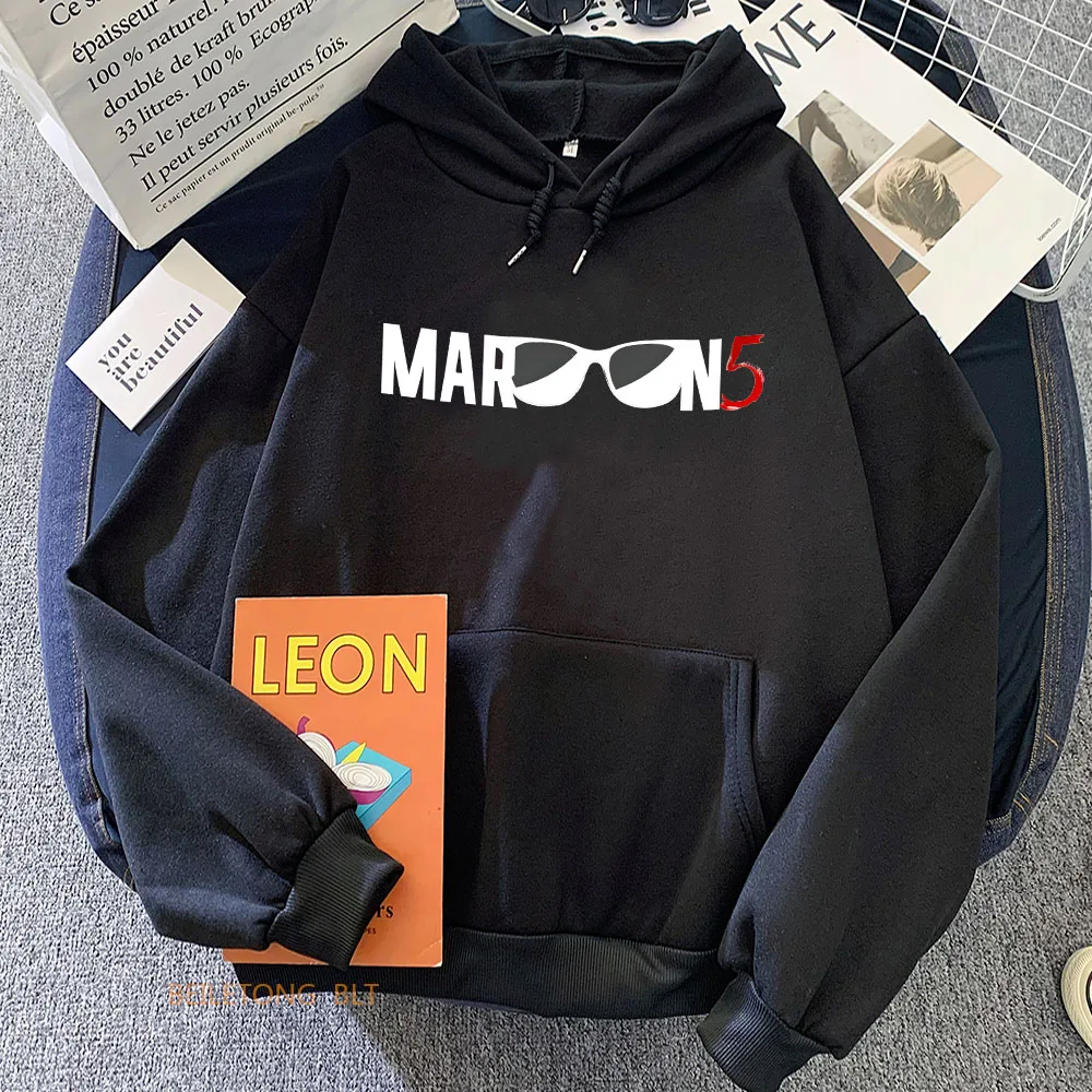 Maroon5 – Glasses Graphic Print Hoodie maroon5 merch merch