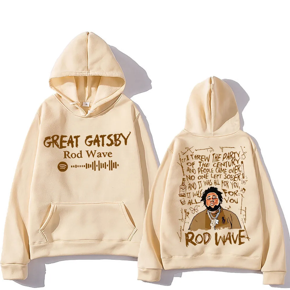 Rod Wave – Great Gatsby Double Sided Print Hoodie rod wave merch