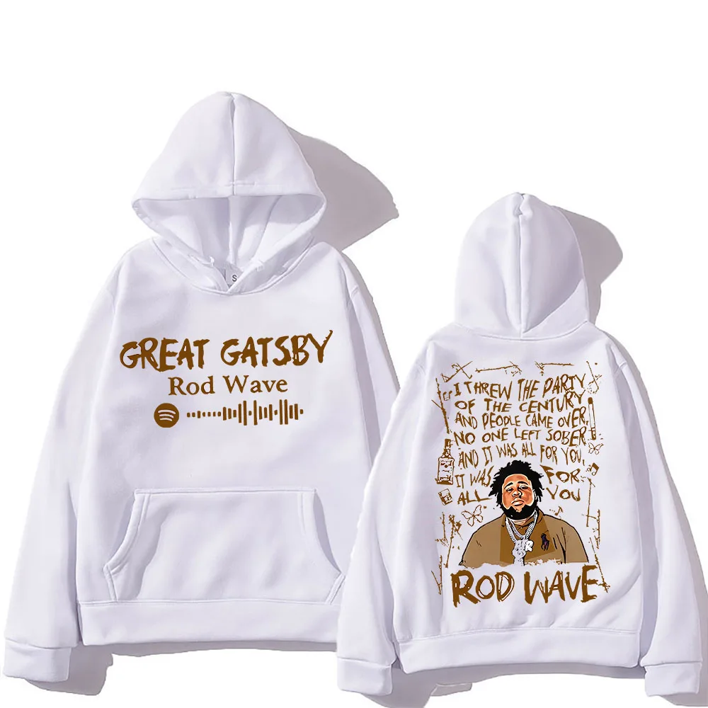 Rod Wave – Great Gatsby Double Sided Print Hoodie rod wave merch