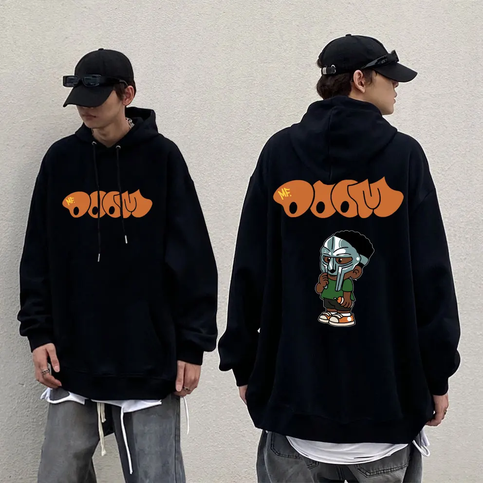 Mf Doom – Double Sided Graphic Print Hoodie MF Doom merch