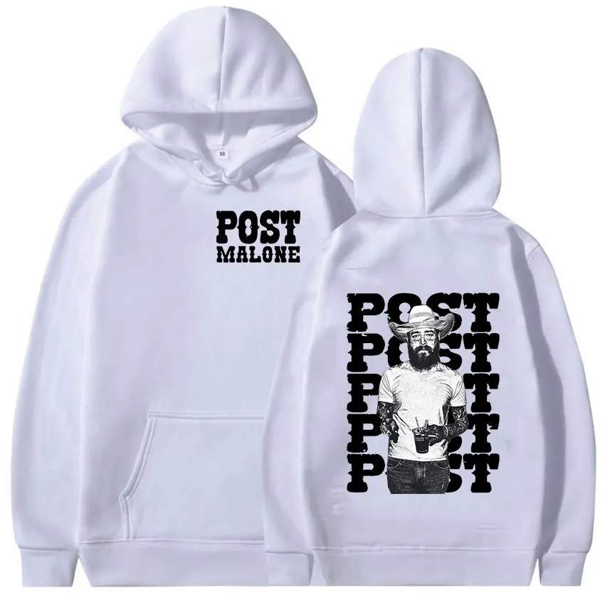 Post Malone - 4x Post Double Sided Print Hoodie — post malone Merch