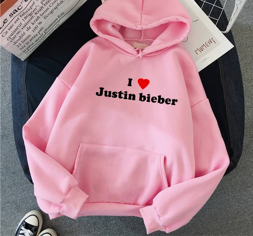 Justin Bieber - I Love Justin Hoodie