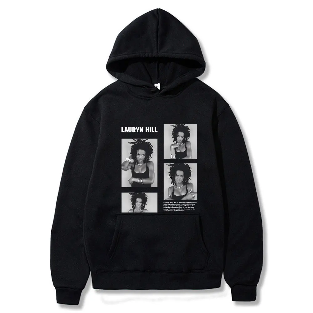 Lauryn Hill - Iconic Rb Queen Photoshoot Print Hoodie