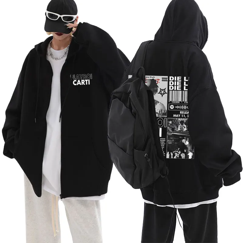 Playboi Carti – Die Lit Album Zip Up Hoodie Playboi Carti merch
