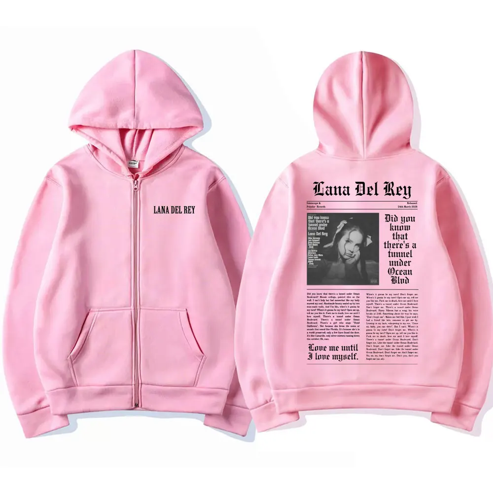 Lana Del Rey – Classic Zip Up Album Hoodie Lana Del Rey Merch