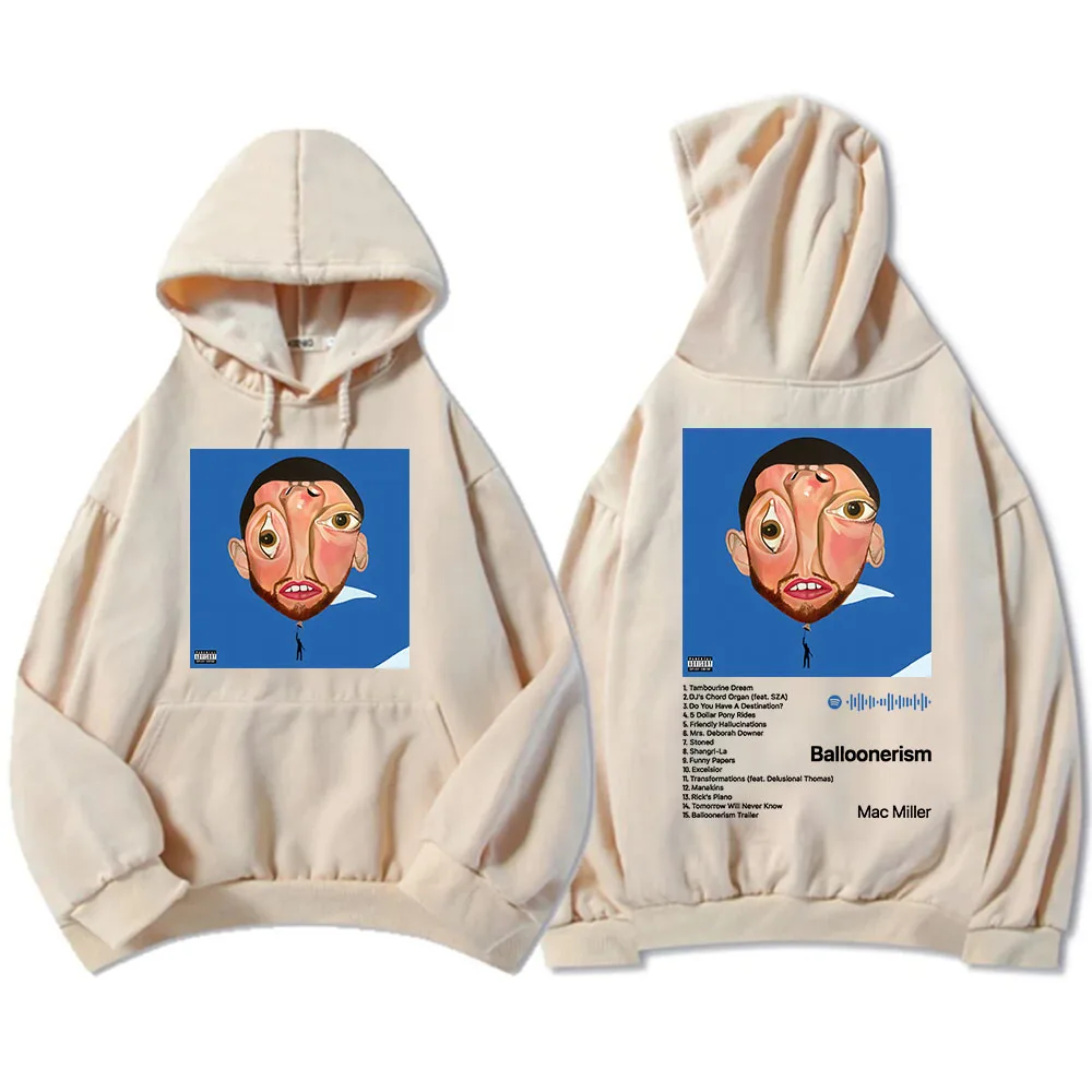 Mac Miller – Balloonerism Double Sided Hoodie Print Mac Miller merch