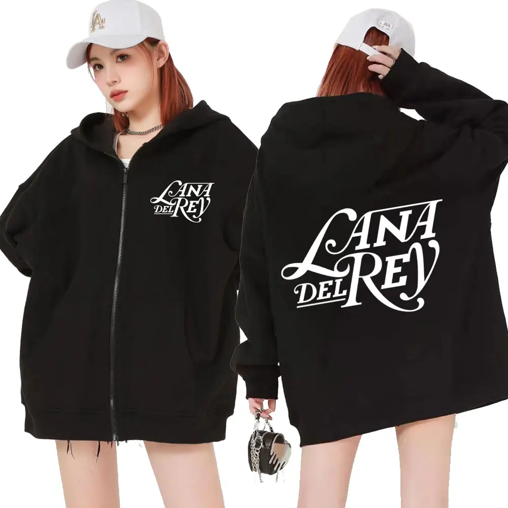 Lana Del Rey – Casual Zip Up Hoodie Lana Del Rey Merch