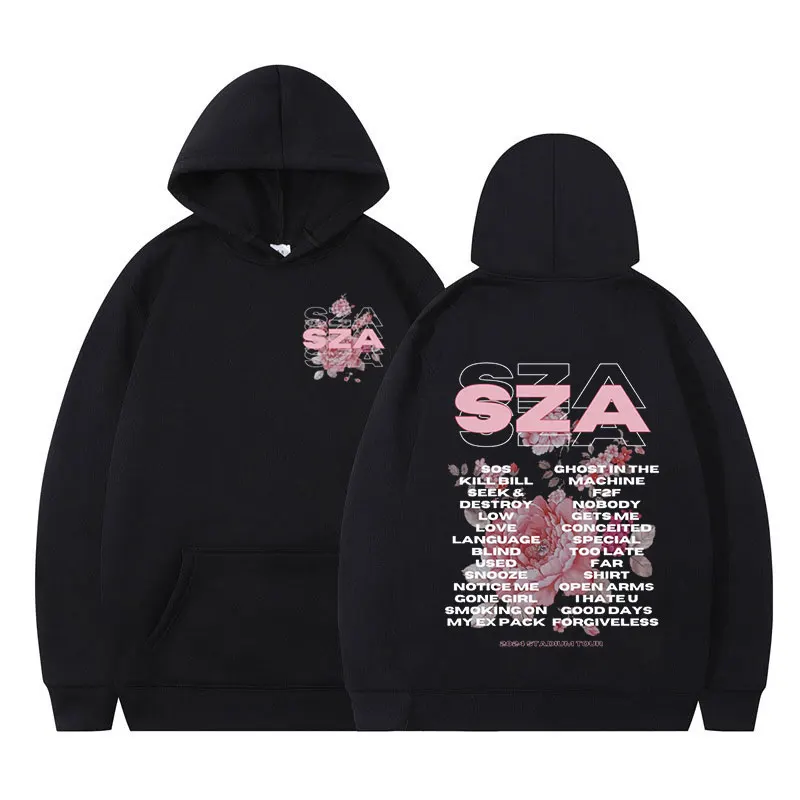SZA – Album Compilation Graphic Print Hoodie SZA Merch