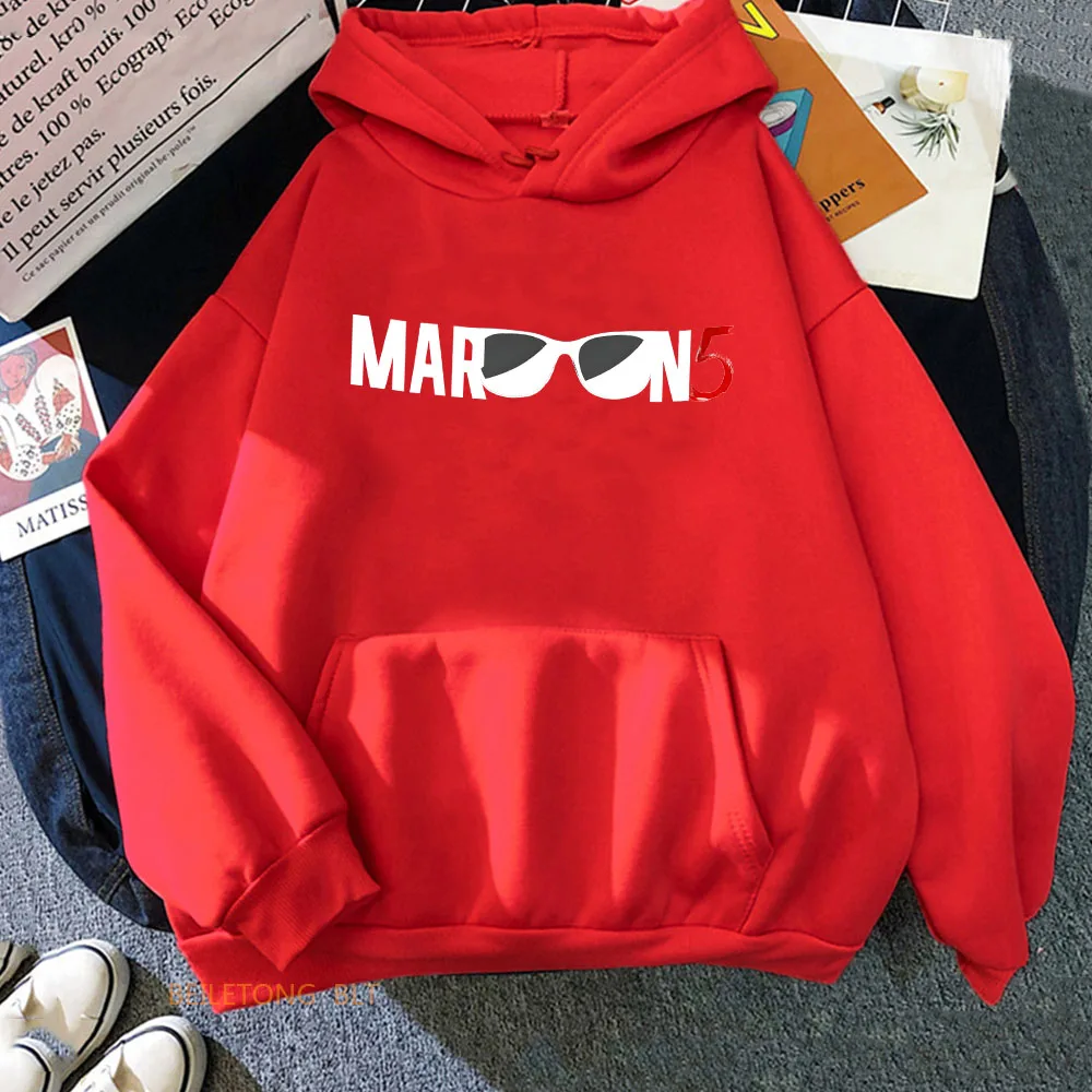 Maroon5 – Glasses Graphic Print Hoodie maroon5 merch merch