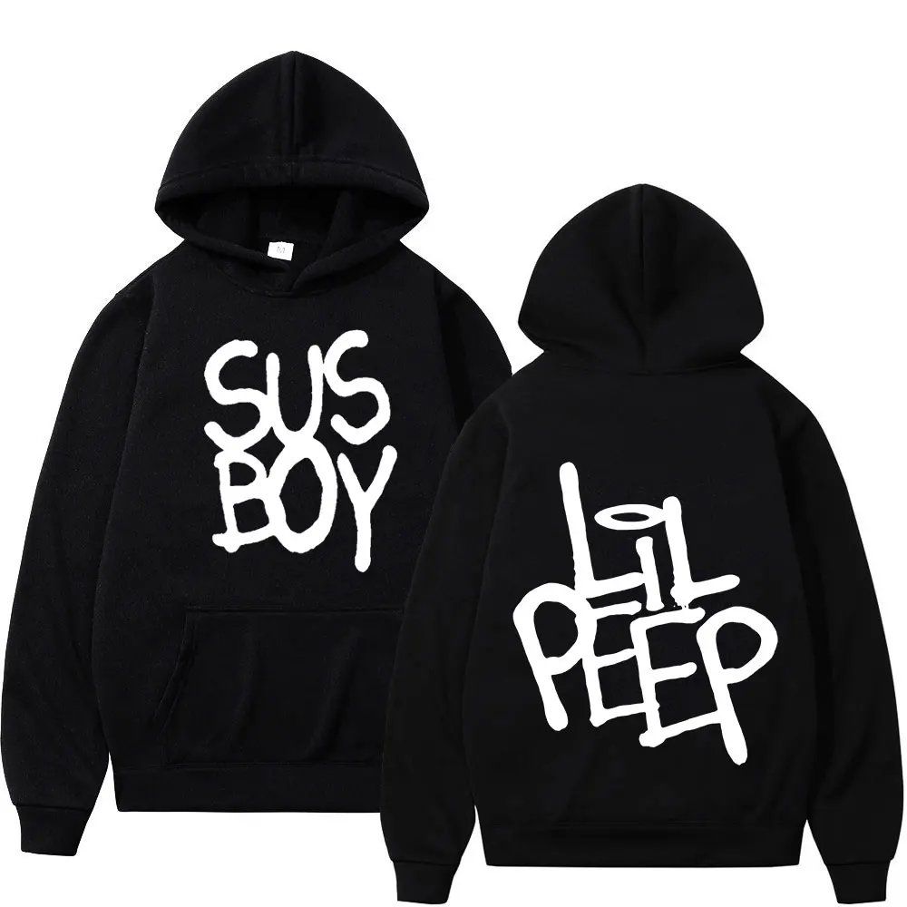 Lil Peep - Sus Boy Double Sided Graphic Print Hoodie