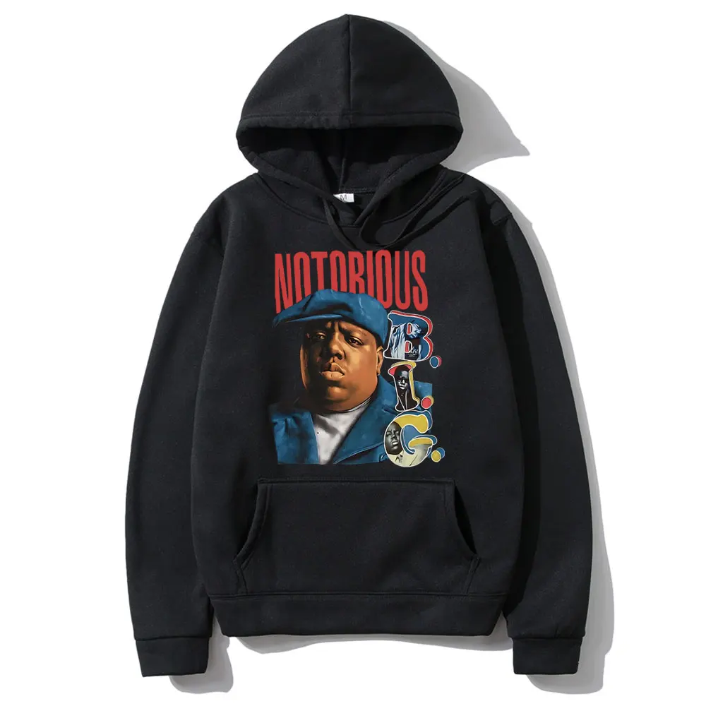 The Notorious B.I.G – Front Design Print Hoodie The Notorious B.I.G. Merch