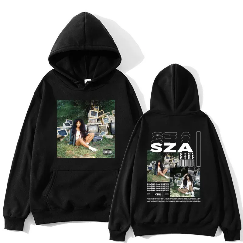SZA – Double Sided Ctrl Album Print Hoodie SZA Merch