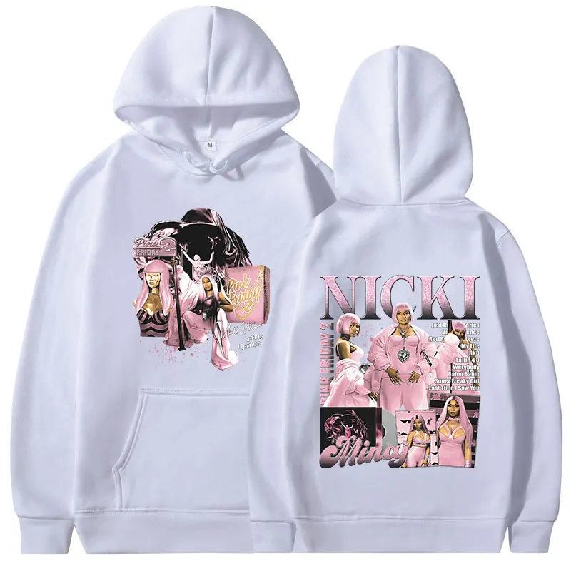 Nicki Minaj – Classic Double Sided Print Hoodie Nicki minaj merch